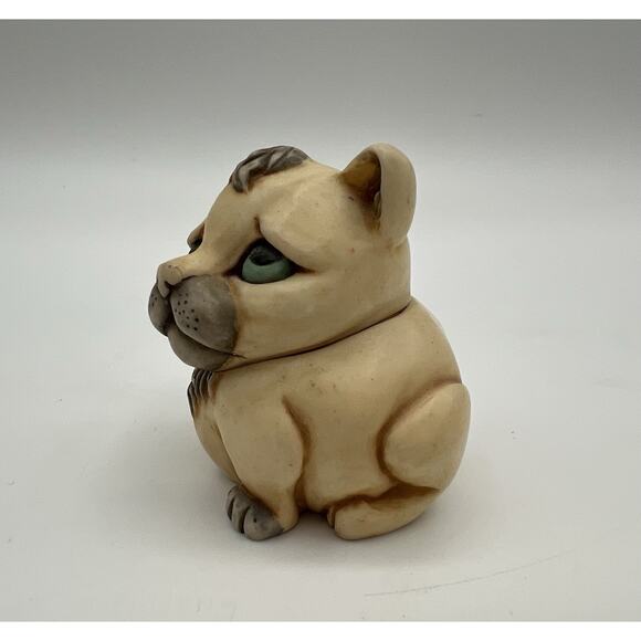 Harmony Kingdom 2001 Pot Bellys Mouser Trinket Box Pudgy Cat Figurine 2” - Picture 9 of 11